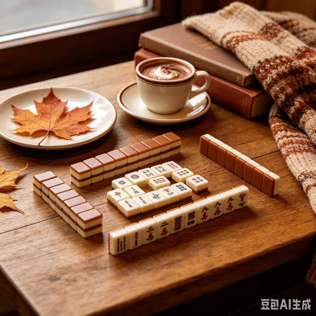 handheld mahjong tiles set